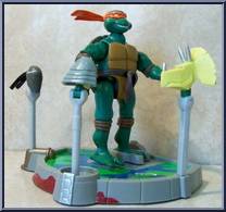 Mike from Teenage Mutant Ninja Turtles - Animated - Shell Kickers manufactured by Playmates [Loose]