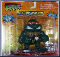 Mike from Teenage Mutant Ninja Turtles - Animated - Walkin' Wind Up manufactured by Playmates [Front]