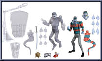Creepy Eddie and Shibano from Teenage Mutant Ninja Turtles - Classic Cartoon - Multi-Packs manufactured by Neca [Loose]