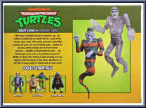 Creepy Eddie and Shibano from Teenage Mutant Ninja Turtles - Classic Cartoon - Multi-Packs manufactured by Neca [Back]