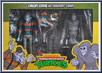 Creepy Eddie and Shibano from Teenage Mutant Ninja Turtles - Classic Cartoon - Multi-Packs manufactured by Neca [Front]