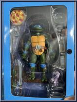 Leonardo Leads (Pizza Club) from Teenage Mutant Ninja Turtles - Classic Cartoon - Basic Series manufactured by Neca [Front]