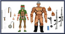 Crooked Ninja Turtle Gang and Rock Soldier from Teenage Mutant Ninja Turtles - Classic Cartoon - Multi-Packs manufactured by Neca [Loose]