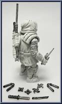 Last Ronin (Black and White) from Teenage Mutant Ninja Turtles - Classic Collection - Exclusives manufactured by Playmates [Loose]