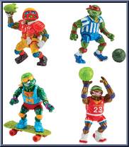 Sewer Sports All Stars 4-Pack from Teenage Mutant Ninja Turtles - Classic Collection - Multi-Packs manufactured by Playmates [Loose]