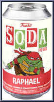 Raphael (Glow in the Dark) (Mutant Mayhem) from Teenage Mutant Ninja Turtles - Soda manufactured by Funko [Front]
