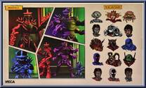 Shredder Clones Box Set from Teenage Mutant Ninja Turtles - Mirage Comics - Basic Series manufactured by Neca [Back]