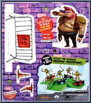 Build N' Shred Skatepark with Skater Mikey from Teenage Mutant Ninja Turtles - Mutant Mayhem - Accessories manufactured by Playmates [Back]