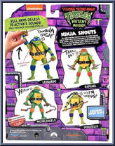 Donatello from Teenage Mutant Ninja Turtles - Mutant Mayhem - Ninja Shouts manufactured by Playmates [Back]