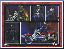 Casie Marie with Motorcycle from Teenage Mutant Ninja Turtles - Last Ronin manufactured by Neca [Back]