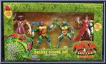 Leonardo / Venus / Dragon Lord / Elite Guard from Teenage Mutant Ninja Turtles - Next Mutation - Box Sets manufactured by Playmates [Front]