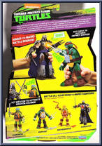 Raphael from Teenage Mutant Ninja Turtles - Nickelodeon - Hand-to-Hand Fighters manufactured by Playmates [Back]