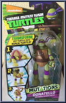 Donatello from Teenage Mutant Ninja Turtles - Nickelodeon - Pet Turtle Into Ninja Turtle manufactured by Playmates [Front]