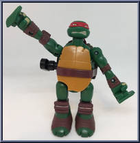 Front Flipping Raph from Teenage Mutant Ninja Turtles - Nickelodeon - Ninja Action manufactured by Playmates [Loose]