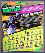 Karai Serpent from Teenage Mutant Ninja Turtles - Nickelodeon - Basic Series manufactured by Playmates [Back]