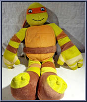 Michelangelo from Teenage Mutant Ninja Turtles - Nickelodeon - Plush manufactured by Playmates [Loose]