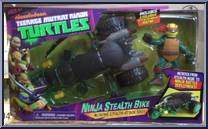 Ninja Stealth Bike (with Raph) from Teenage Mutant Ninja Turtles - Nickelodeon - Vehicles manufactured by Playmates [Front]