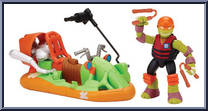 Rescue Hovercraft from Teenage Mutant Ninja Turtles - Nickelodeon - Vehicles manufactured by Playmates [Loose]