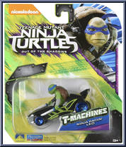 Ninja Racin' Leo from Teenage Mutant Ninja Turtles - Out of the Shadows - T-Machines manufactured by Playmates [Front]