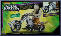 Rhino Chopper (with Rocksteady) from Teenage Mutant Ninja Turtles - Out of the Shadows - Bikes manufactured by Playmates [Back]