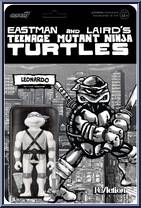 Leonardo (Cosmic Greyscale) from Teenage Mutant Ninja Turtles - ReAction Figures manufactured by Super7 [Front]