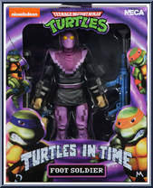 Foot Soldier from Teenage Mutant Ninja Turtles - Turtles in Time - Basic Series manufactured by Neca [Front]