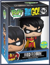 Red Robin (Digital) from Teen Titans Go! - Pop! Vinyl Figures manufactured by Funko [Front]