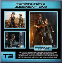 Sarah & John Connor from Terminator 2 - 2-Packs manufactured by Neca [Back]
