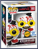 Art the Clown with Glasses (Bloody) (Chase) from Terrifier - Pop! Vinyl Figures manufactured by Funko [Front]