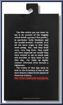 Leatherface (Poster) (50th Anniversary) from Texas Chainsaw Massacre - Ultimate Collection manufactured by Neca [Back]