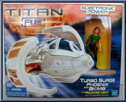 Turbo Surge Phoenix and Akima from Titan A.E. - Deluxe Assortment manufactured by Hasbro [Front]