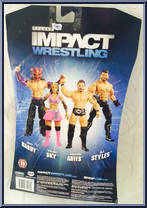 Jeff Hardy from TNA - Deluxe impact! - Series 11 manufactured by Jakks Pacific [Back]