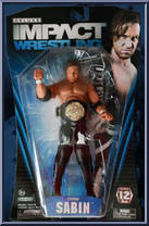 Chris Sabin from TNA - Deluxe impact! - Series 12 manufactured by Jakks Pacific [Front]