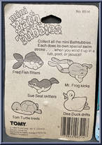 Dee Duck from Tomy Tubbies - Mini Wind-Ups manufactured by Tomy [Back]