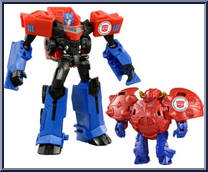 Gravity & Optimus Prime Gravity Armor from Transformers - Adventure Series - Wave 14 manufactured by Takara [Loose]