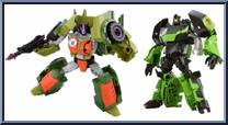 Grimlock vs Greejeber from Transformers - Adventure Series - Wave  1 manufactured by Takara [Loose]