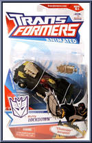 Blazing Lockdown from Transformers - Animated - Deluxe manufactured by Hasbro [Front]