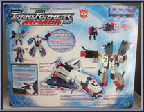 Jetfire with Comettor from Transformers - Armada - Gigacon Assortment manufactured by Hasbro [Back]