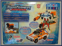 Powerlinx Red Alert with Powerlinx Longarm from Transformers - Armada - Maxcon Assortment manufactured by Hasbro [Back]