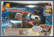 Powerlinx Red Alert with Powerlinx Longarm from Transformers - Armada - Maxcon Assortment manufactured by Hasbro [Front]
