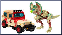 Dilophocon / Autobot JP12 from Transformers - Collaborative - Jurassic Park manufactured by Hasbro [Loose]