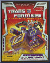 Soundwave from Transformers - Commemorative - Series 10 manufactured by Hasbro [Front]