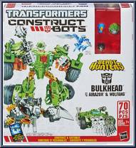 Bulkhead (with Airazor & Wolfang) from Transformers - Construct-Bots - Elite manufactured by Hasbro [Front]
