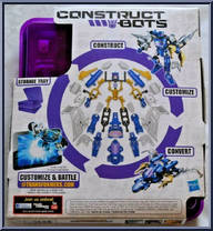 Soundwave from Transformers - Construct-Bots - Elite manufactured by Hasbro [Back]