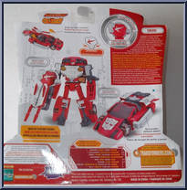 Swerve from Transformers - Cybertron - Scout Class manufactured by Hasbro [Back]