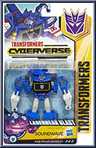 Soundwave from Transformers - Cyberverse - Warrior Class manufactured by Hasbro [Front]