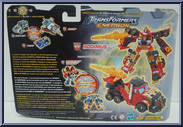 Rodimus from Transformers - Energon - Deluxe Class manufactured by Hasbro [Back]
