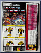 Bumblebee from Transformers - Generation 1 - Series 1 manufactured by Hasbro [Back]