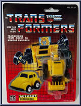 Bumblebee from Transformers - Generation 1 - Series 1 manufactured by Hasbro [Front]