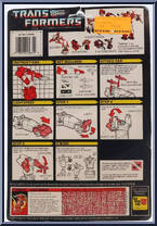 Lightspeed from Transformers - Generation 1 - Series 4 manufactured by Hasbro [Back]